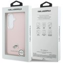 Etui Karl Lagerfeld Saffiano KC Metal Logo MagSafe na Samsung Galaxy S26 - różowe Karl Lagerfeld