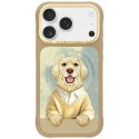 Etui Nimmy Gentle Pets Series Dog MagSafe na iPhone 17 Pro - brązowe Nimmy