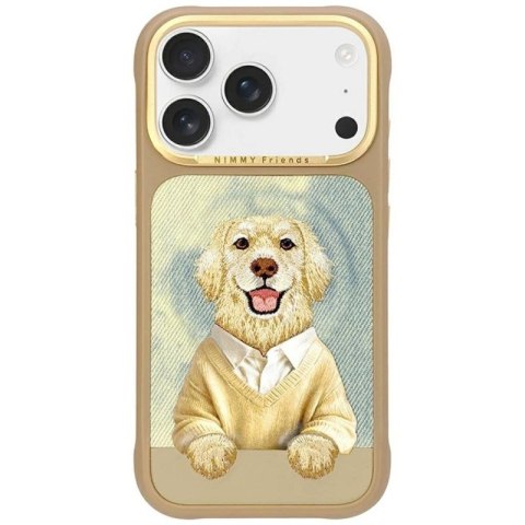 Etui Nimmy Gentle Pets Series Dog MagSafe na iPhone 17 Pro - brązowe Nimmy