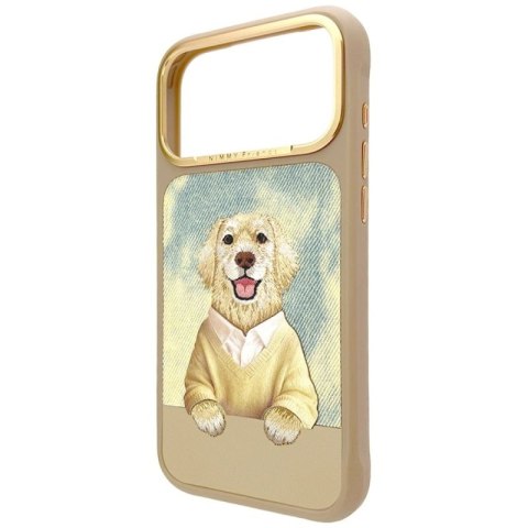 Etui Nimmy Gentle Pets Series Dog MagSafe na iPhone 17 Pro - brązowe Nimmy