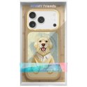 Etui Nimmy Gentle Pets Series Dog MagSafe na iPhone 17 Pro - brązowe Nimmy
