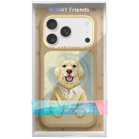 Etui Nimmy Gentle Pets Series Dog MagSafe na iPhone 17 Pro - brązowe Nimmy