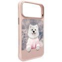 Etui Nimmy Gentle Pets Series Dog MagSafe na iPhone 17 Pro - różowe Nimmy