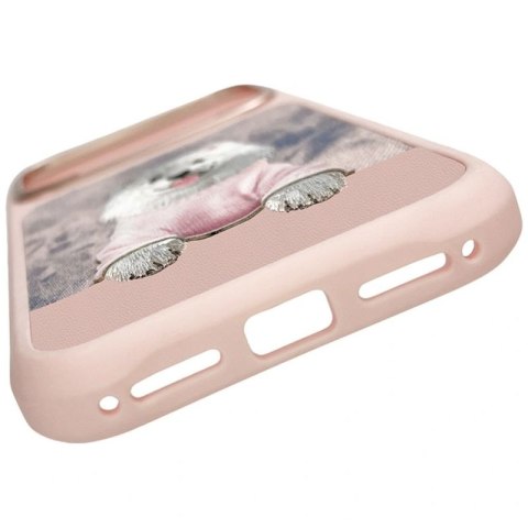 Etui Nimmy Gentle Pets Series Dog MagSafe na iPhone 17 Pro - różowe Nimmy
