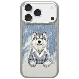 Etui Nimmy Gentle Pets Series Dog MagSafe na iPhone 17 Pro - szare Nimmy