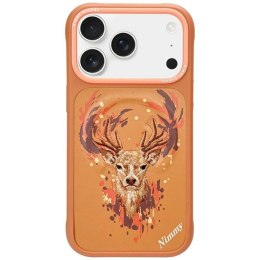 Etui Nimmy Jeleń MagSafe na iPhone 17 Pro - pomarańczowe Nimmy