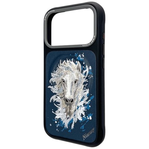 Etui Nimmy Koń MagSafe na iPhone 17 Pro Max - granatowe Nimmy