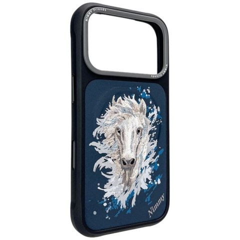 Etui Nimmy Koń MagSafe na iPhone 17 Pro Max - granatowe Nimmy