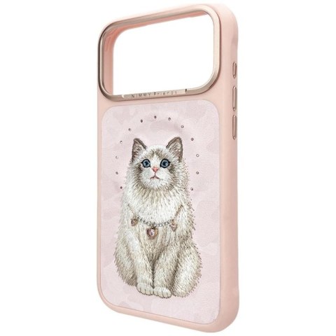 Etui Nimmy Lucky Fashion Cat MagSafe na iPhone 17 Pro Max - różowe Nimmy