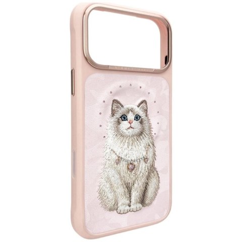 Etui Nimmy Lucky Fashion Cat MagSafe na iPhone 17 Pro Max - różowe Nimmy