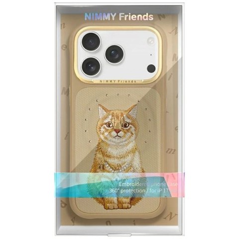 Etui Nimmy Lucky Fashion Cat MagSafe na iPhone 17 Pro - brązowe Nimmy