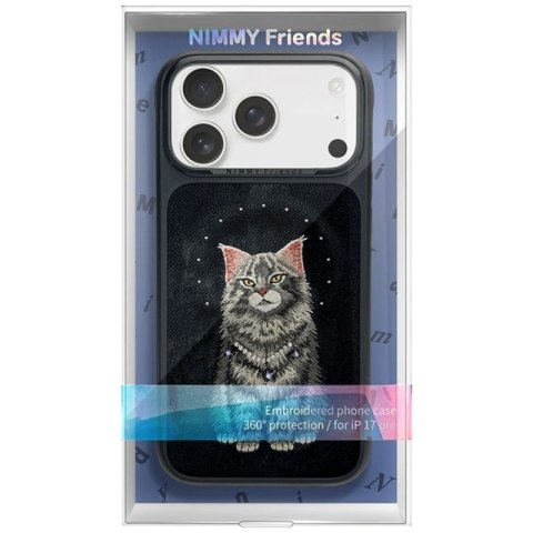 Etui Nimmy Lucky Fashion Cat MagSafe na iPhone 17 Pro - czarne Nimmy
