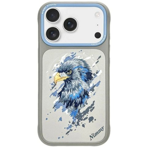 Etui Nimmy Orzeł MagSafe na iPhone 17 Pro Max - szare Nimmy