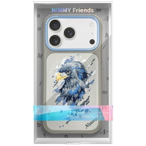 Etui Nimmy Orzeł MagSafe na iPhone 17 Pro - jasnoszare Nimmy