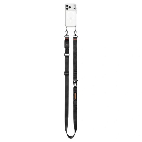 Smycz do telefonu Spigen DA30M Stap Crossbody - czarna Spigen