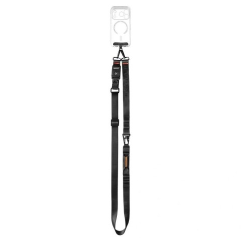 Smycz do telefonu Spigen DA30M Stap Crossbody - czarna Spigen