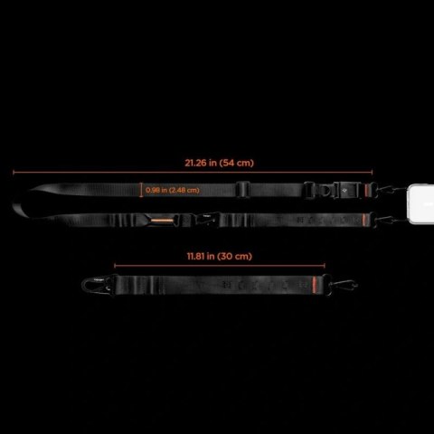 Smycz do telefonu Spigen DA30M Stap Crossbody - czarna Spigen
