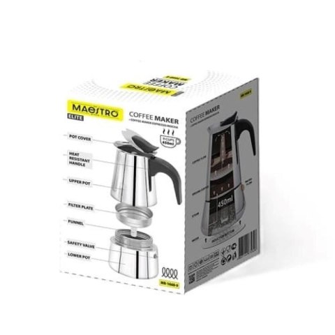 Kawiarka na 6 filiżanek MR-1660-9 -BLACK MAESTRO MAESTRO