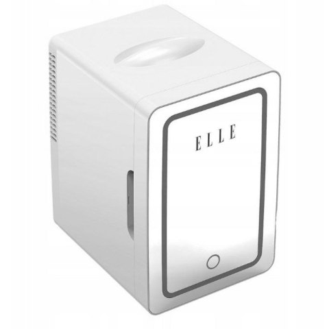 Mini lodówka z lusterkiem do makijażu LED ELLE 4L biała Elle