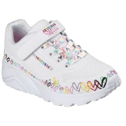 Skechers dziecięce sneakersy UNO LITE HEART CRAZE 314091L WMLT Skechers