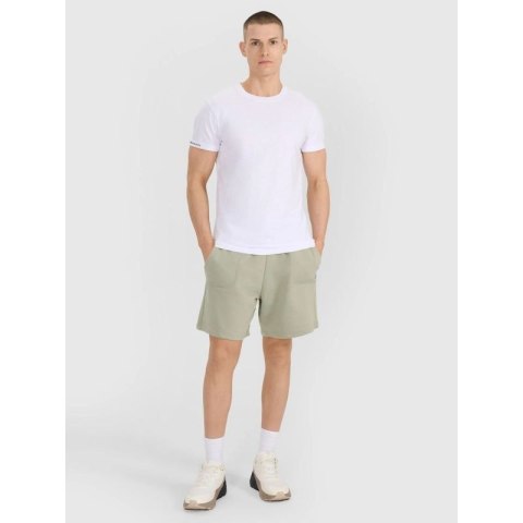 T-shirt regular gładki męski 4F 4FRSS25TTSHM3041-10S 4f