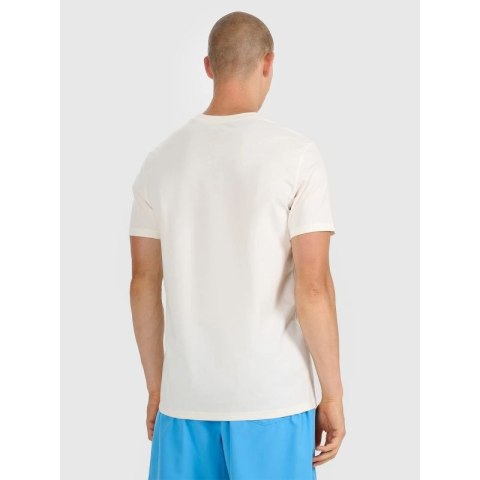 T-shirt regular z nadrukiem męski 4F 4FRSS25TTSHM2846-12S 4f