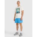 T-shirt regular z nadrukiem męski 4F 4FRSS25TTSHM2846-12S 4f