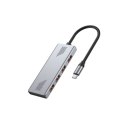 GEMBIRD 4-PORTOWY HUB USB 3.2 (GEN 2) TYPU C SZARY Gembird