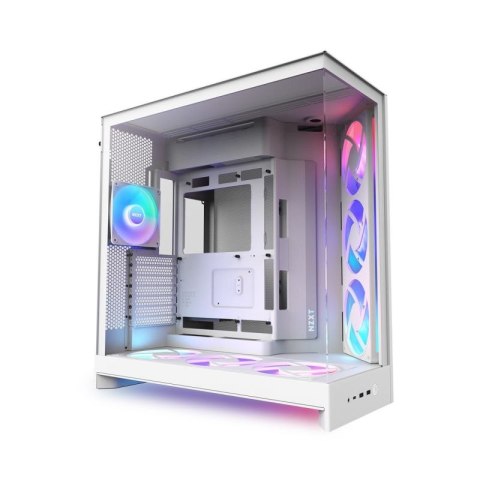 NZXT OBUDOWA H9 FLOW RGB+ MIDI TOWER Z OKNEM BIAŁA NZXT