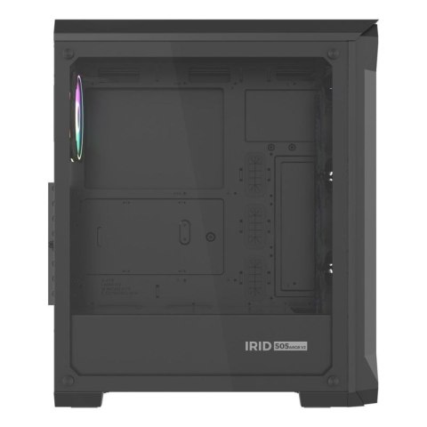 Obudowa NATEC Genesis Irid 505 ARGB NPC-1518 (ATX. Micro ATX. Mini ITX; kolor czarny) Genesis
