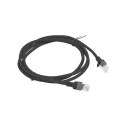 PATCHCORD KAT.6 UTP 1.5M CZARNY FLUKE PASSED LANBERG 10-PACK Lanberg