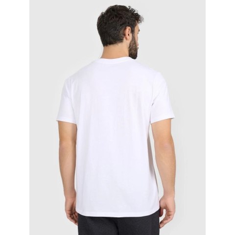 T-shirt regular z nadrukiem męski 4F 4FRAW25TTSHM3384-10S 4f