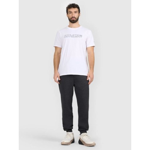 T-shirt regular z nadrukiem męski 4F 4FRAW25TTSHM3384-10S 4f
