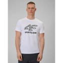 T-shirt regular z nadrukiem męski 4F 4FRAW25TTSHM3611-10S 4f