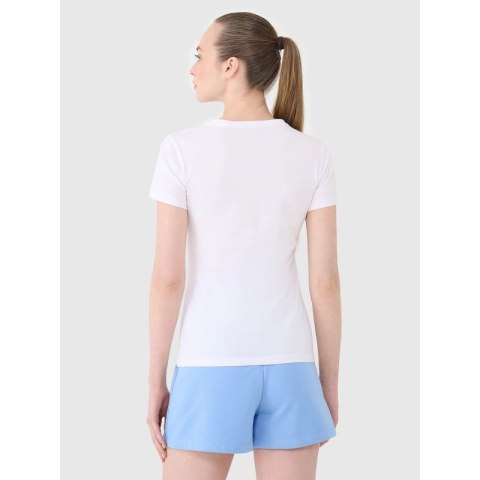 T-shirt slim gładki damski 4F 4FWMM00TTSHF2673-10S 4f