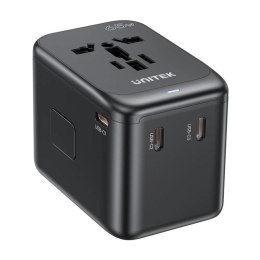 UNITEK ŁADOWARKA PODRÓŻNA EU/US/UK/AUS GAN PD 65W Unitek