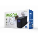 ENERGENIE ZASILACZ AWARYJNY UPS AVR 2000VA LCD, 3X C13, 2X SCHUKO, USB, RJ45 ENERGENIE