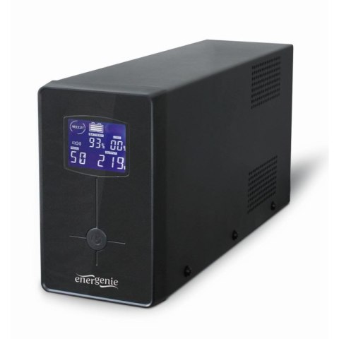 ENERGENIE ZASILACZ AWARYJNY UPS AVR 2000VA LCD, 3X C13, 2X SCHUKO, USB, RJ45 ENERGENIE
