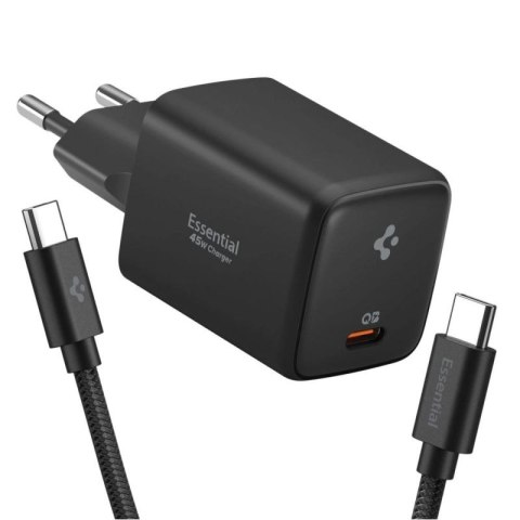Ładowarka sieciowa Spigen EE451EU Essential USB-C 45W - czarna Spigen