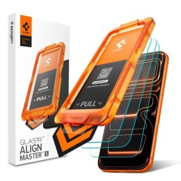 Szkło hartowane Spigen Glas.tR AlignMaster Slim 3-Pack na iPhone 17 Pro Max Spigen