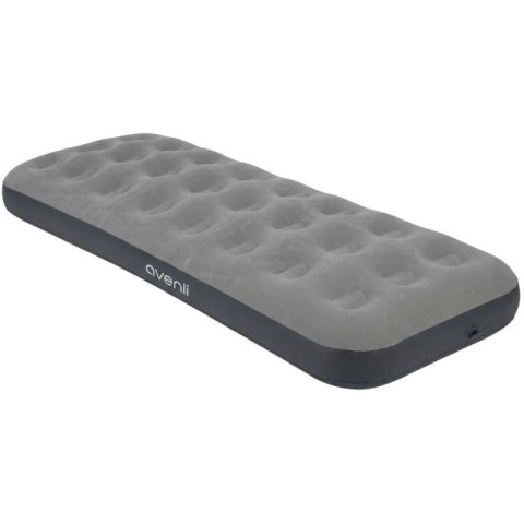 MATERAC FLOKOWANY 1-OSOBOWY SZARY 191x73x22CM 24637 Jilong