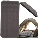 MATERAC FLOKOWANY 1-OSOBOWY SZARY 191x99x22CM 24638 Jilong