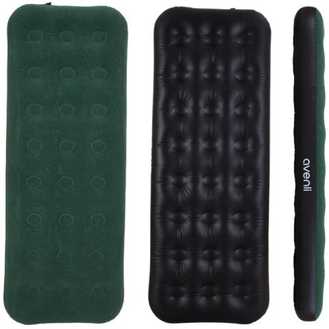 MATERAC FLOKOWANY 1-OSOBOWY ZIELONY 191x73x22CM 24642 Jilong