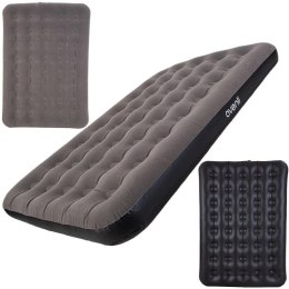 MATERAC FLOKOWANY 2-OSOBOWY SZARY 191x137x22CM 24639 Jilong
