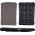 MATERAC FLOKOWANY 2-OSOBOWY SZARY 191x137x22CM 24639 Jilong