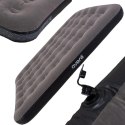 MATERAC FLOKOWANY 2-OSOBOWY SZARY 191x137x22CM 24639 Jilong