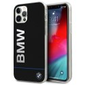 Etui BMW Hardcase Signature Printed Logo na iPhone 12 / 12 Pro - czarne BMW