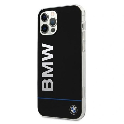 Etui BMW Hardcase Signature Printed Logo na iPhone 12 / 12 Pro - czarne BMW