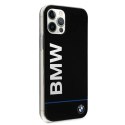 Etui BMW Hardcase Signature Printed Logo na iPhone 12 / 12 Pro - czarne BMW