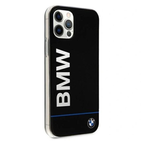 Etui BMW Hardcase Signature Printed Logo na iPhone 12 / 12 Pro - czarne BMW